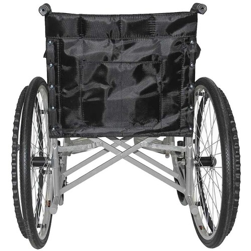 Silla De Ruedas Llanta Todo Terreno Plegable Medico Uso Rudo