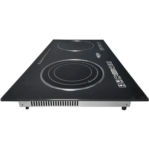 Parrilla Electrica Vitroceramica 2 Quemadores Cristal Touch Estufa  110 V 