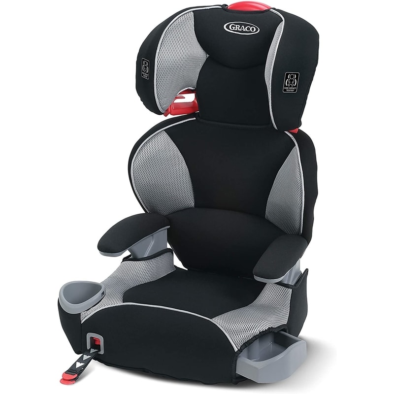 Graco TurboBooster LX asiento de coche con respaldo alto Negro