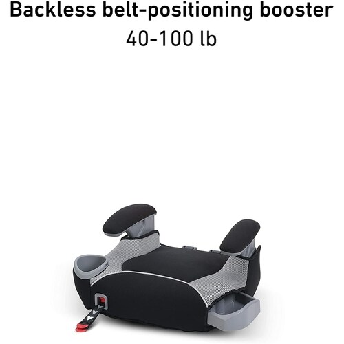 Graco TurboBooster LX asiento de coche con respaldo alto Negro