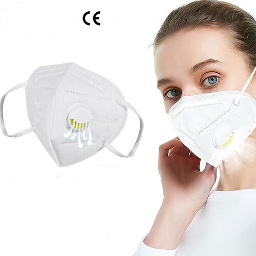 Cubrebocas, mascarilla KN95 con filtro, 5 capas, caja con10 Piezas