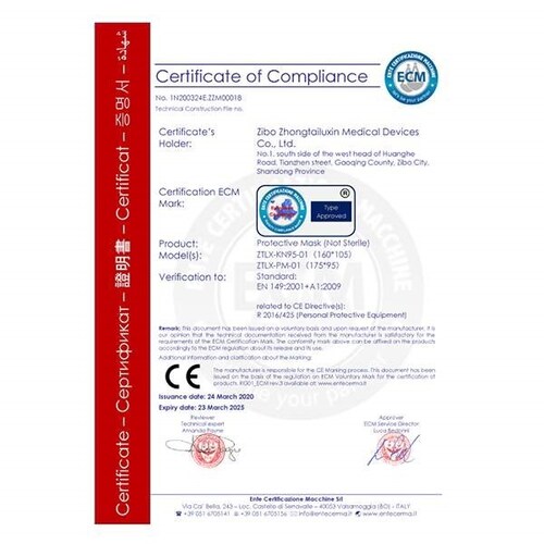 Cubrebocas, mascarilla KN95 con filtro, 5 capas, caja con10 Piezas