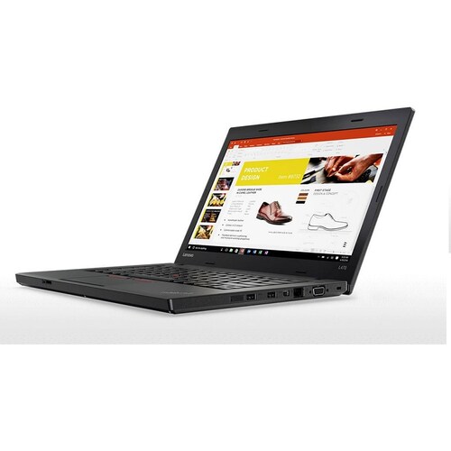 Laptop Lenovo ThinkPad L470 FullHD Intel core i5-6300  8 Gb Ram 128 Gb SSD Equipo reacondicionado que que fue demo de exhibición por su estética  