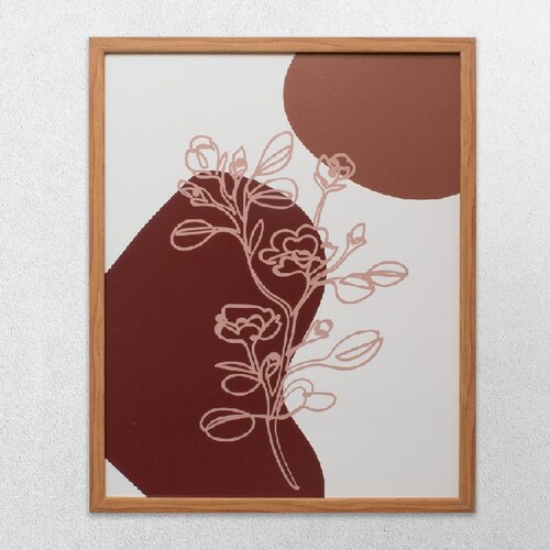 Elegante Cuadro De Flores 16x20 pulgadas