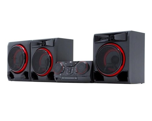 Minicomponente LG CK57 1100 Watts Bluetooth Luces Karaoke Negro