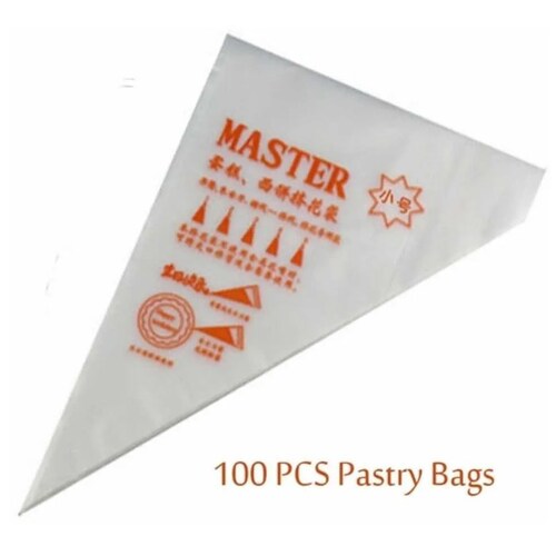 Aleissi 100 Manga Desechable Pastelera Grande de 35cm Reposteria Fondant Cocina Decoracion