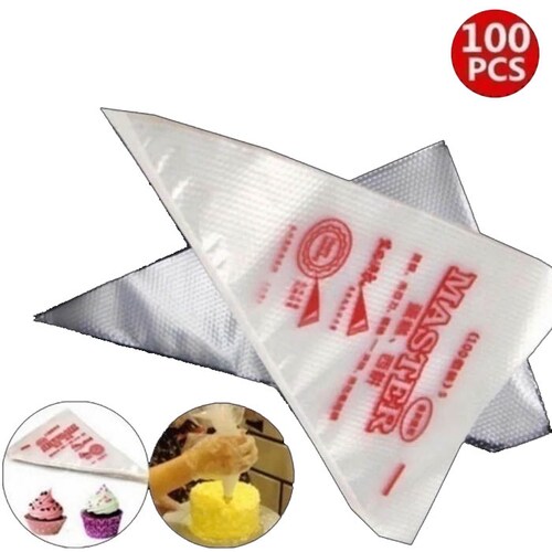 Aleissi 100 Manga Desechable Pastelera Grande de 35cm Reposteria Fondant Cocina Decoracion