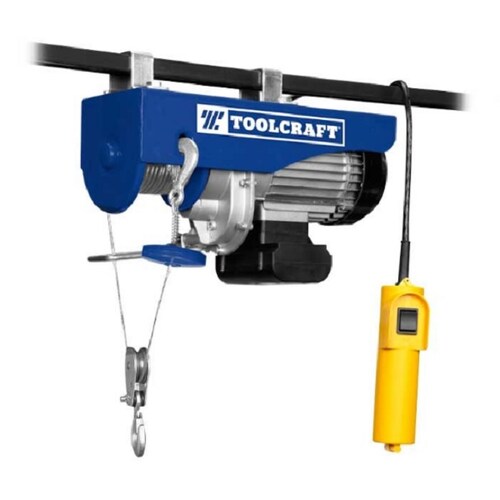 Polipasto Eléctrico ToolCraft 200/400kg; de 1HP y 120V
