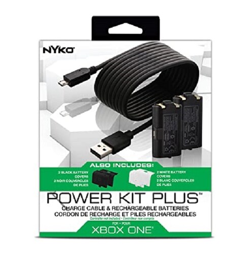 Power kit plus Nyko - Carga Y Juega Xbox One 2 Baterias Recargables