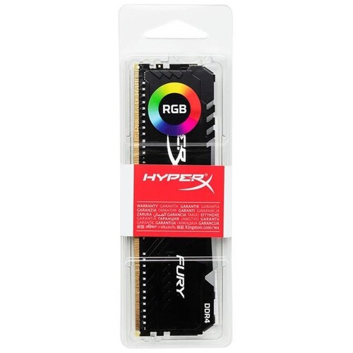 Memoria Ram DDR4 Kingston HyperX FURY RGB 3600MHz 8GB PC4-28800 HX436C17FB3A/8