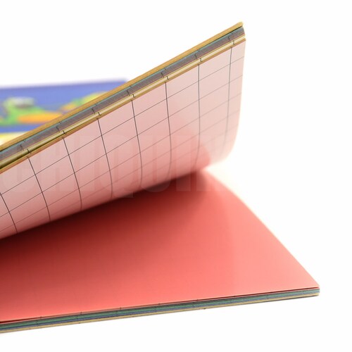 Block De Papel Lustre Norma Tamaño Carta 50h 10 Colores