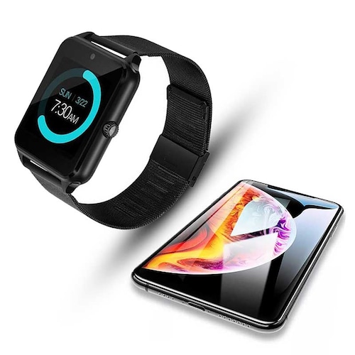 Fralugio Smartwatch Reloj Inteligente con Camara y Grabadora de Voz Z60 Notificaciones