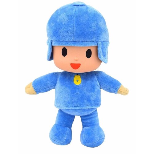 Peluche Pocoyo Altura 25cm Cuerpo De Felpa Carita Plástico