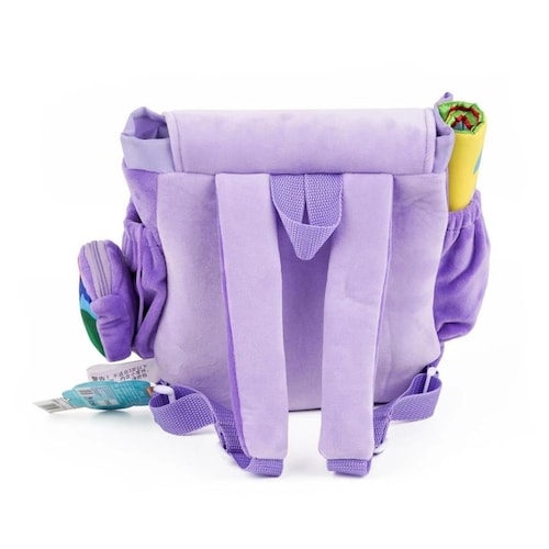 Mini Mochila  Dora La Exploradora Estrellas Con Mapa Felpa