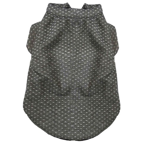 Ropa Para Mascotas (Perros) Chaleco Doble Gris Talla M