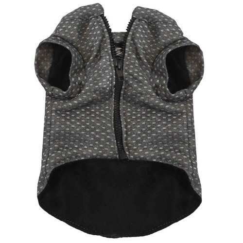 Ropa Para Mascotas (Perros) Chaleco Doble Gris Talla M