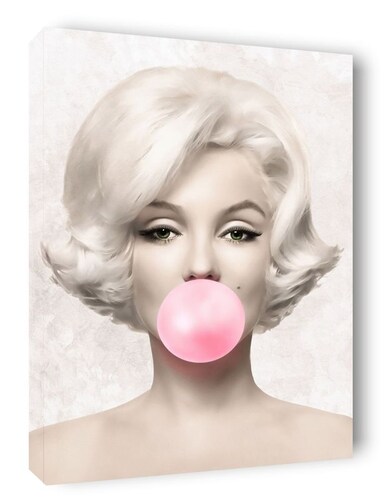 Cuadro Decorativo Canvas Marilyn Monroe con chicle