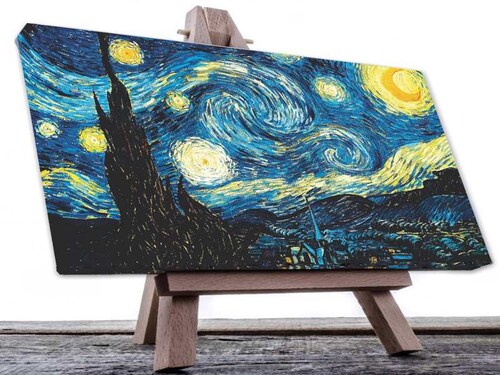Cuadro Decorativo Canvas La Noche Estrellada de Vincent Van Gogh