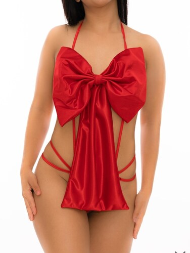 Disfraz de regalo rojo sexy Dessea