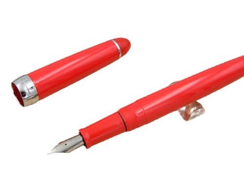 Pluma Fuente Marca Jinhao Modelo 992 Color Rojo
