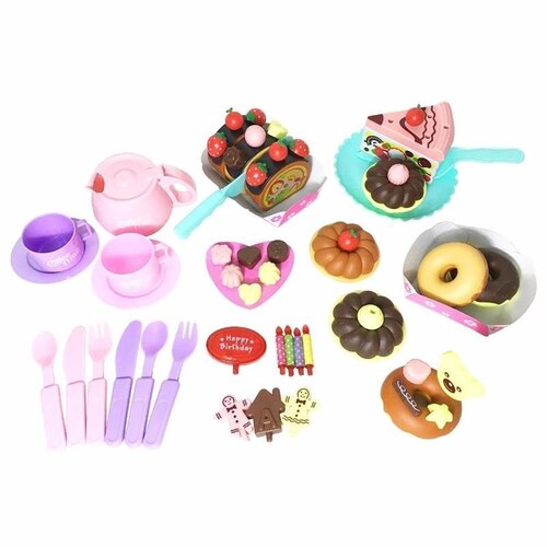 Set De Comida Didáctico Pastel Y Postres I Love Party