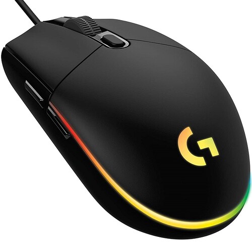 Mouse Logitech G203 LIGHTSYNC RGB Alambrico Optico USB Negro 910-005793