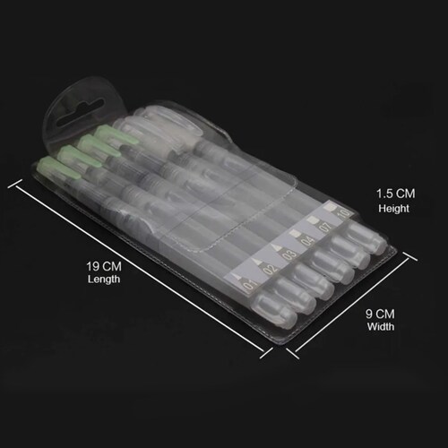  Aleissi Pincel o Plumon Rellenable Comestible para Pastel Cupcake o Fondant