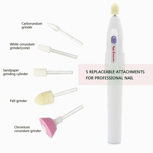 Kit Set Pulidora Profesional Taladro De Uñas Eléctrico + Minilámpara Led Para Secado De Uñas