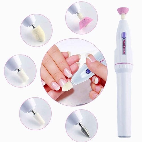Kit Set Pulidora Profesional Taladro De Uñas Eléctrico + Minilámpara Led Para Secado De Uñas