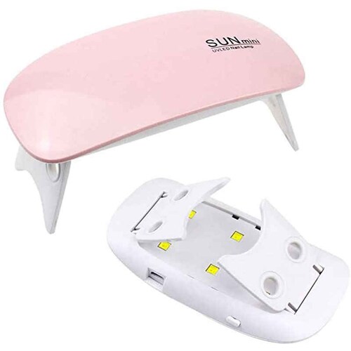 Kit Set Pulidora Profesional Taladro De Uñas Eléctrico + Minilámpara Led Para Secado De Uñas