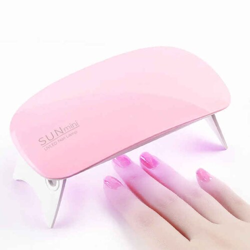Kit Set Pulidora Profesional Taladro De Uñas Eléctrico + Minilámpara Led Para Secado De Uñas