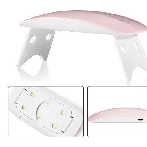 Kit Set Pulidora Profesional Taladro De Uñas Eléctrico + Minilámpara Led Para Secado De Uñas
