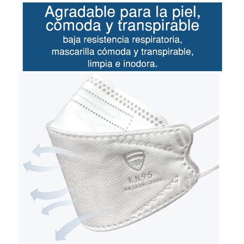 Cubrebocas 30 PZ Kn95 kf94 Coreano 5 capas certificado aprobado FDA 95% filtración 