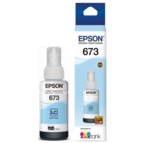 Epson Consumible Tinta T673220-al Cian