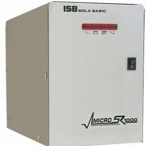 No-Break Industrias Sola Basic MICROSR 1000 VA, 1000 VA, 650 W, Color blanco, Hogar y Oficina