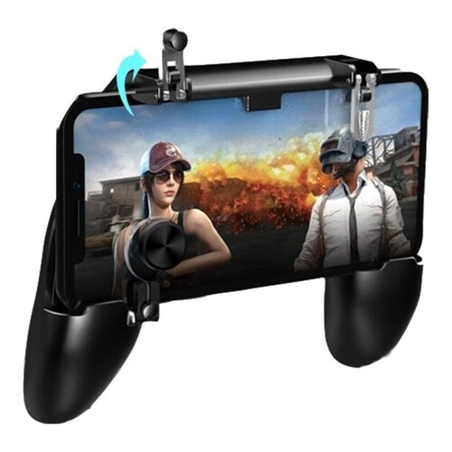 Control Game Pad Gatillo Color Negro
