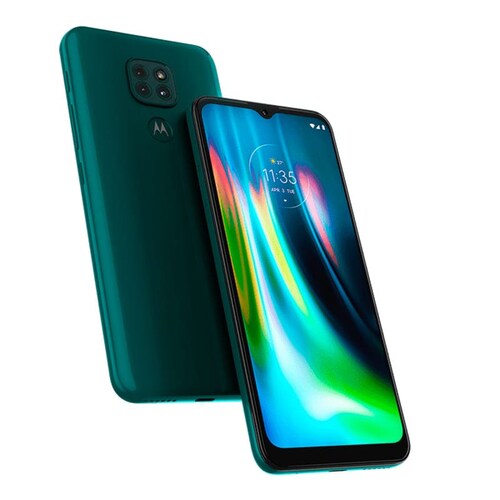 Celular MOTOROLA Moto G9 4GB 64GB 6.5" HD+ Triple Camara 48Mpx - Tecnología 3G + Audífonos
