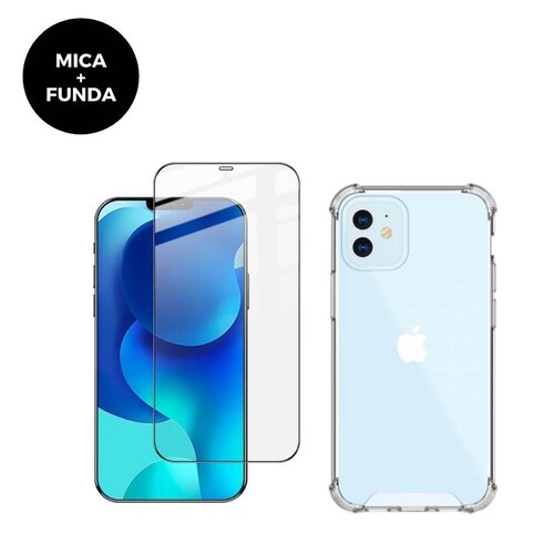 Mica + Funda iPhone 12 Mini Contra Golpes