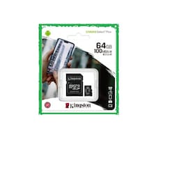 MICRO SD Kingston MEMKGN1890 64GB clase 10 CEL TABLETA CAMARA DEPORTE 100MB/S FOTOS MUSICA DATOS PC