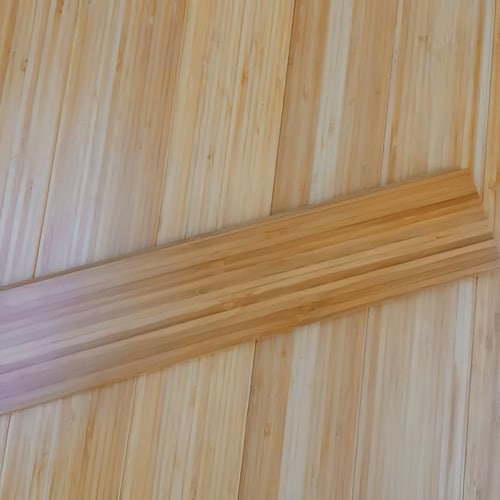 Piso De Bambu. Duela De Bambu Carbonizado Vertical 24 piezas cubre 2.2 m2 modelo #1 Haya