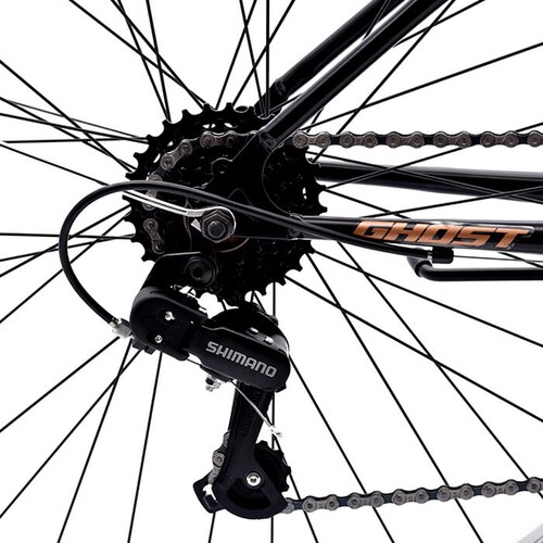 Bicicleta Ghost Auckland City Rodada 26 Negro Urbana