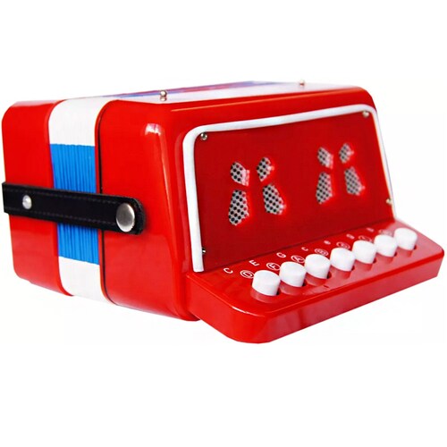 Acordeon Profesional De 9 Botones Agudos Y Graves Con Fuelle