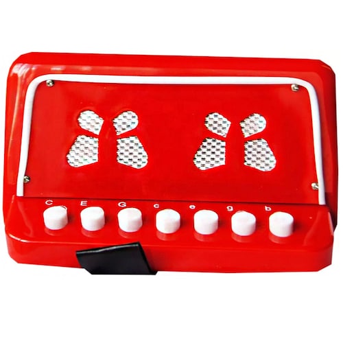 Acordeon Profesional De 9 Botones Agudos Y Graves Con Fuelle