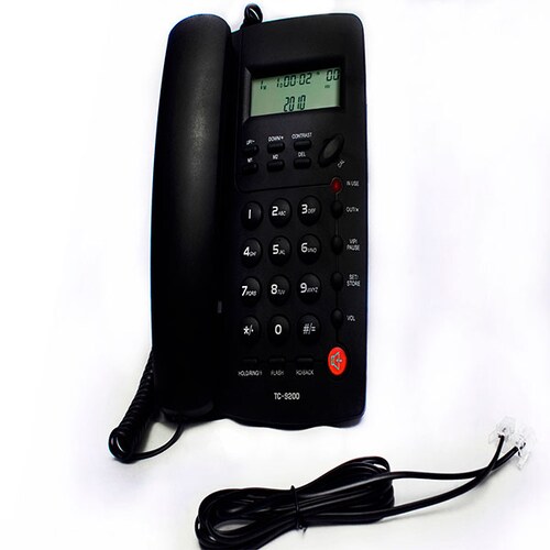 Teléfono Con Marcado Rápido Display Altavoz Flash Pausa Mute TC-9200