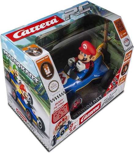 Go Kart Carrera Rc Mario Bros 1: 18 Scale 2.4 Ghz