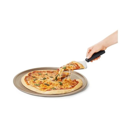 Aleissi 2pz Cortador de Pizza y Pala Servidora de Acero Inoxidable para Cocina y Reposteria