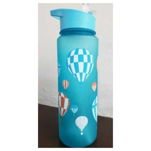  Aleissi Botella Vaso Cilindro para Agua El Mejor!!!! (Azul)