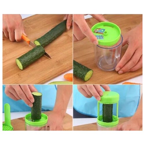 Aleissi Rallador Cortador tipo Sacapuntas para Frutas y Verduras