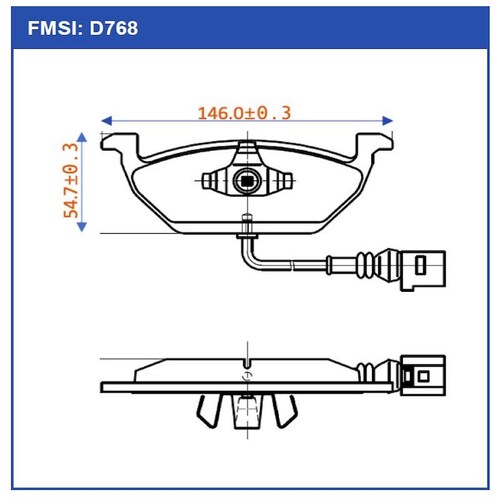 Balatas Delantera Matic Vw Jetta Clasico 2013 2014 2015 2016