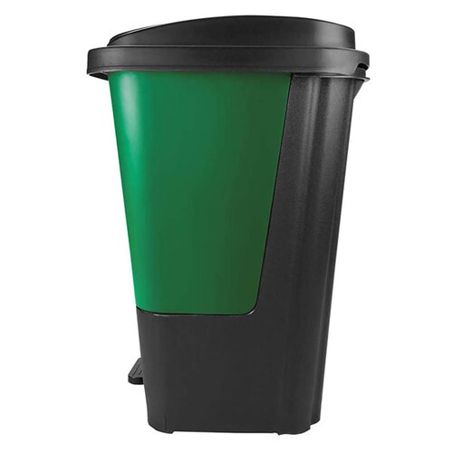 CESTO NEGRO DE PEDAL PARA BASURA ORGANICO DE 17 LTS